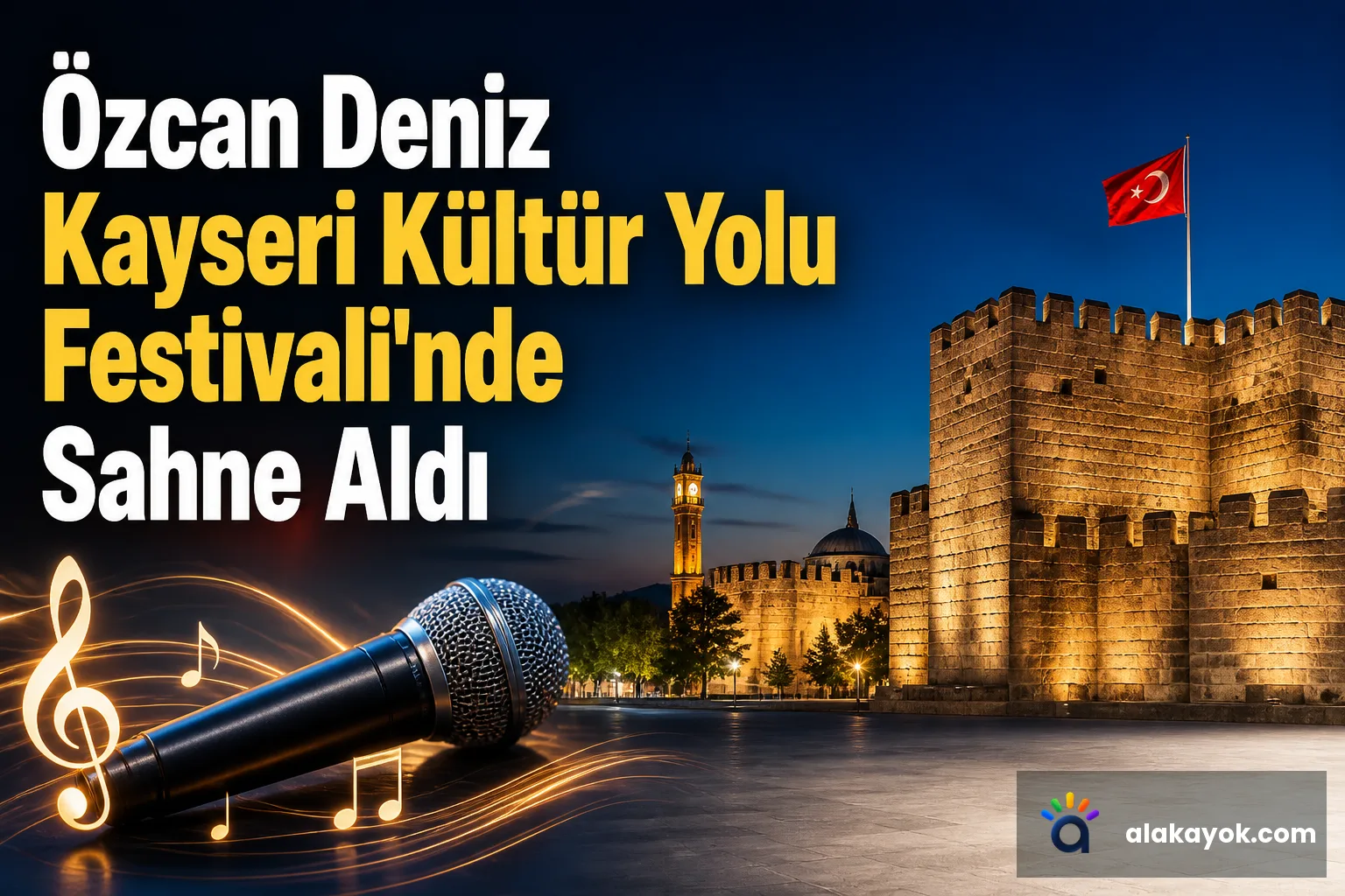 Özcan Deniz Kayseri Kültür Yolu Festivali'nde Sahne Aldı