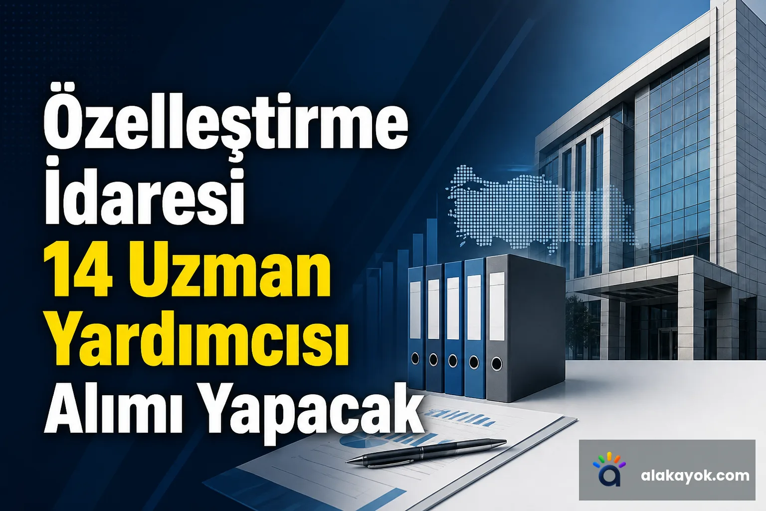 Özelleştirme İdaresi 14 Uzman Yardımcısı Alımı Yapacak
