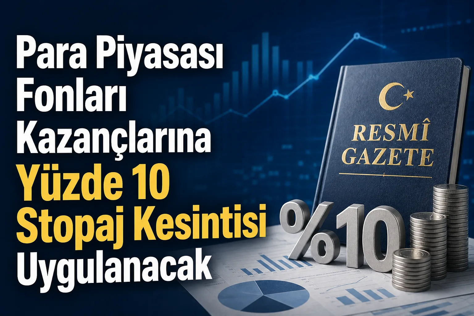 Para Piyasası Fonları Kazançlarına Yüzde 10 Stopaj Kesintisi Uygulanacak