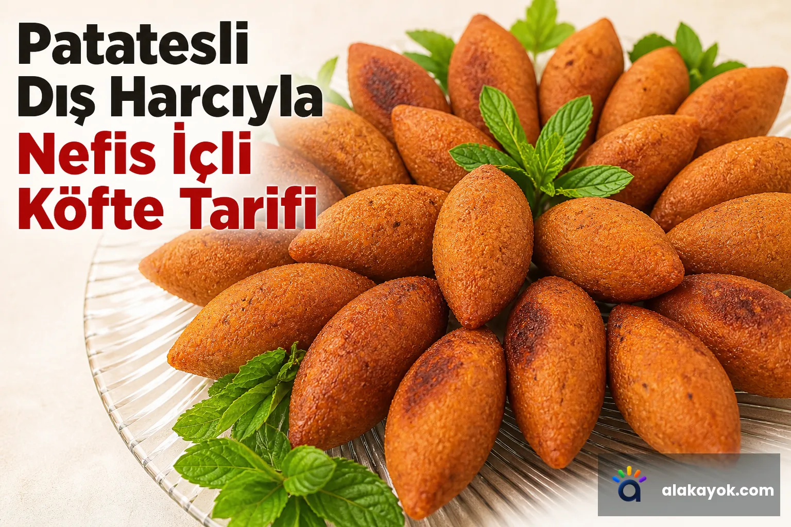 Patatesli Dış Harcıyla Nefis İçli Köfte Tarifi