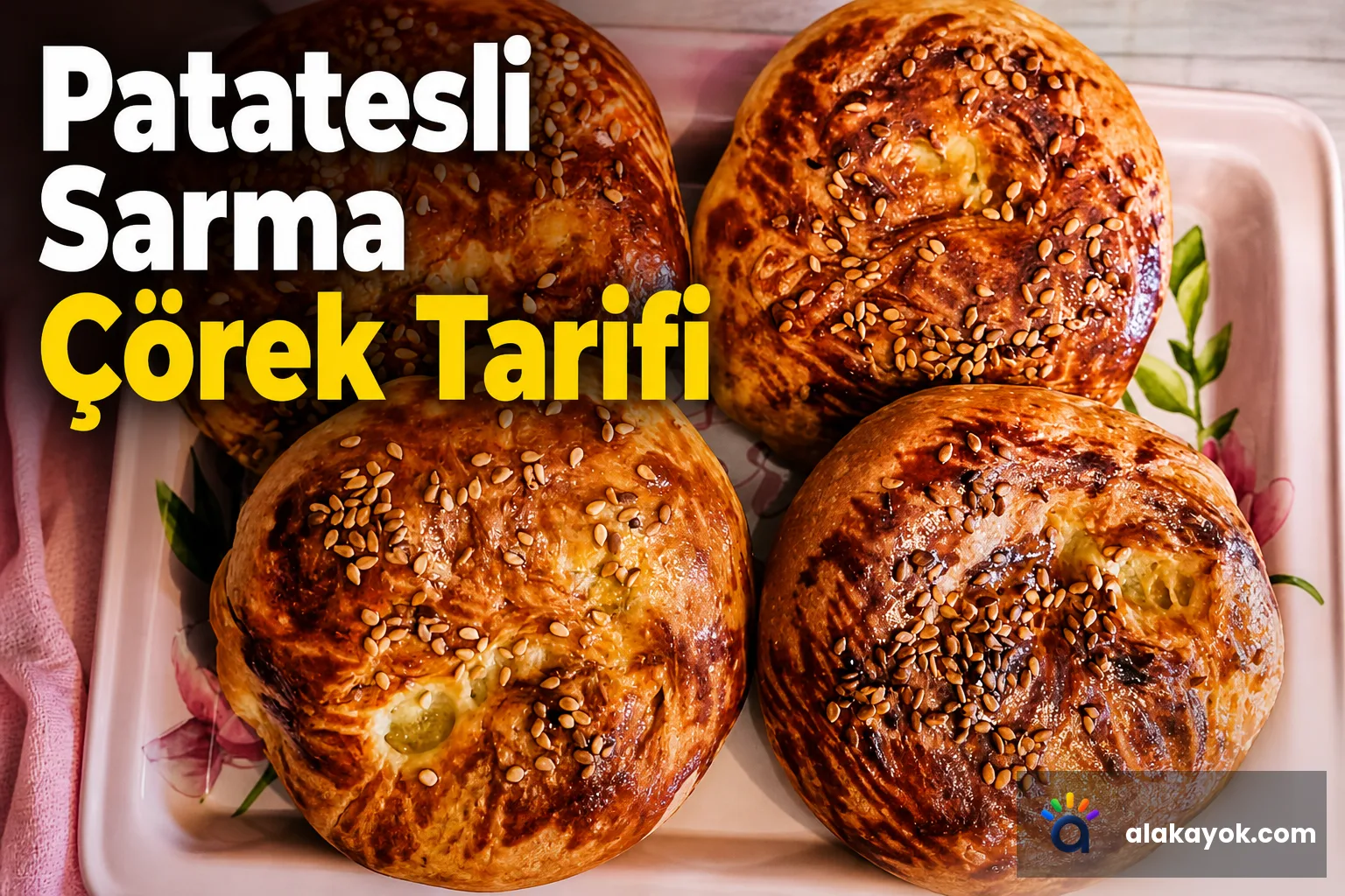 Patatesli Sarma Çörek Tarifi