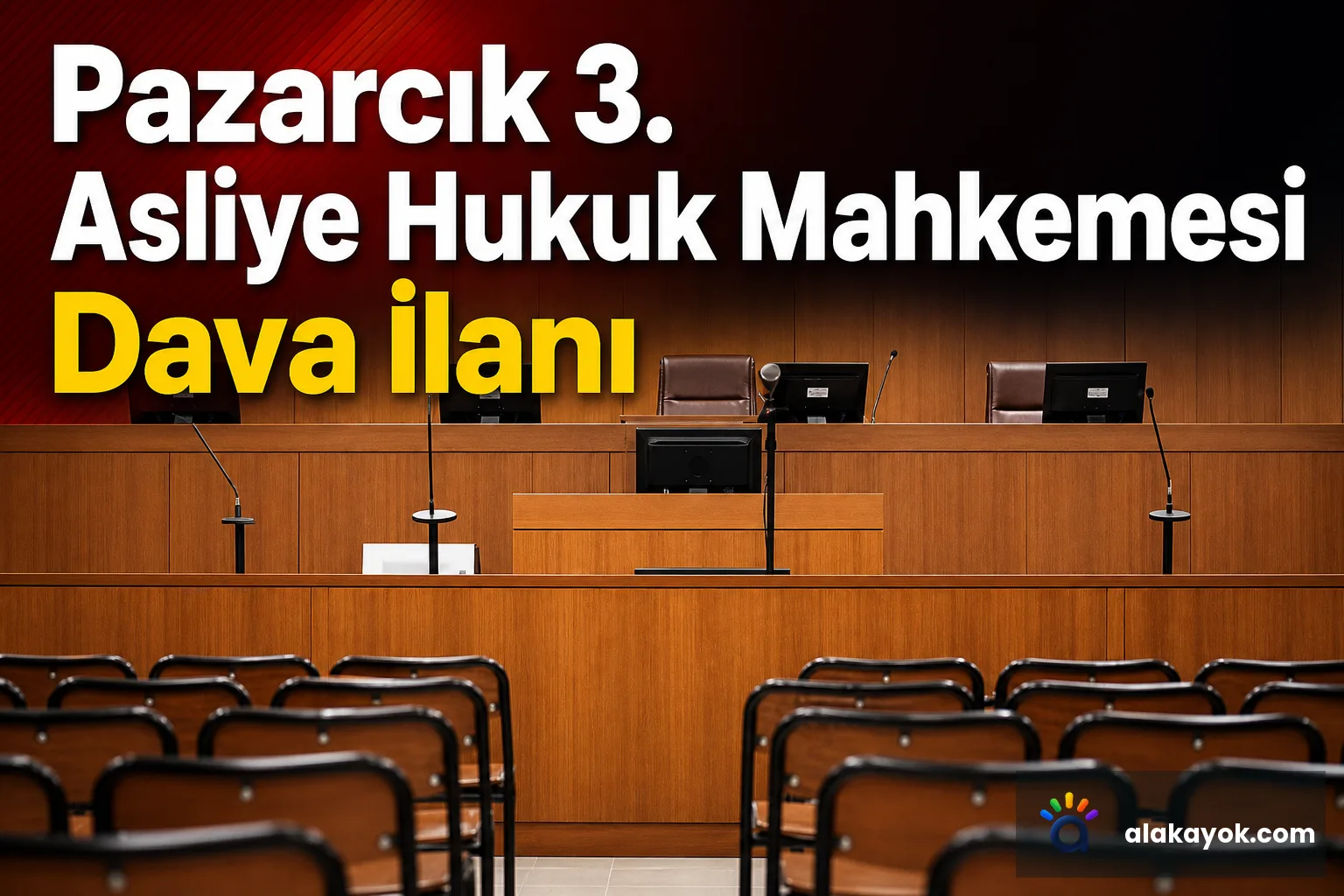 Pazarcık 3. Asliye Hukuk Mahkemesi Dava İlanı