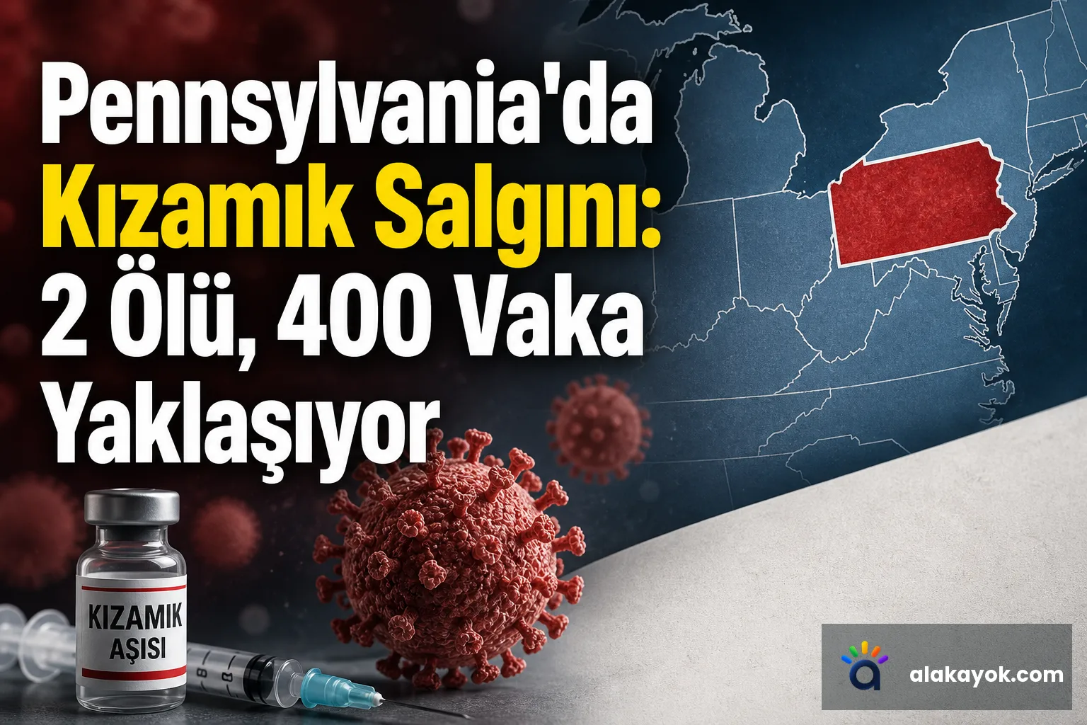 Pennsylvania'da Kızamık Salgını: 2 Ölü, 400 Vaka Yaklaşıyor