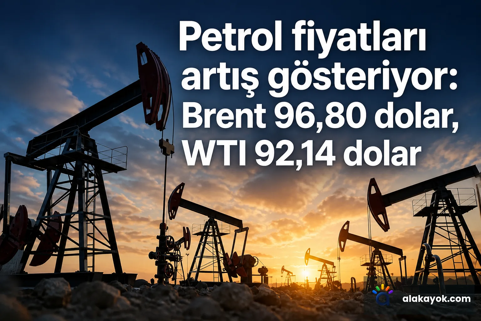 Petrol fiyatları artış gösteriyor: Brent 96,80 dolar, WTI 92,14 dolar