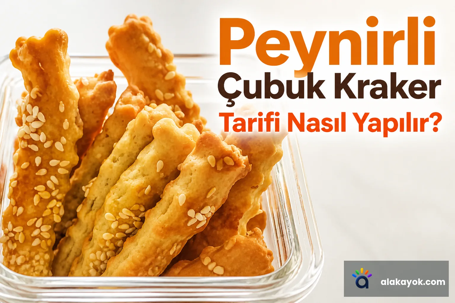 Peynirli Çubuk Kraker Tarifi Nasıl Yapılır?