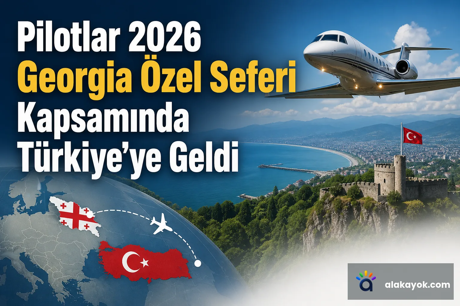 Pilotlar 2026 Georgia Özel Seferi Kapsamında Türkiye'ye Geldi