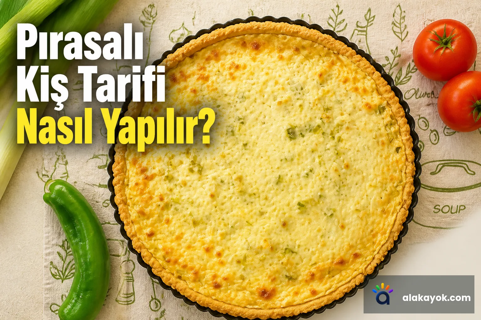 Pırasalı Kiş Tarifi Nasıl Yapılır?