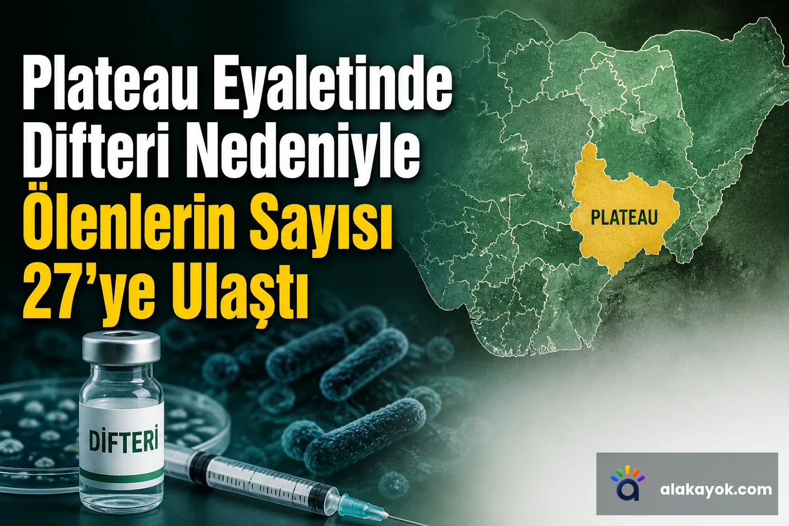 Plateau Eyaletinde Difteri Nedeniyle Ölenlerin Sayısı 27'ye Ulaştı