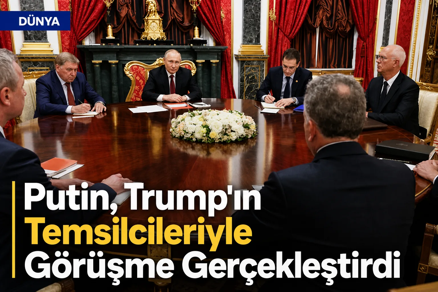 Putin, Trump'ın Temsilcileriyle Görüşme Gerçekleştirdi