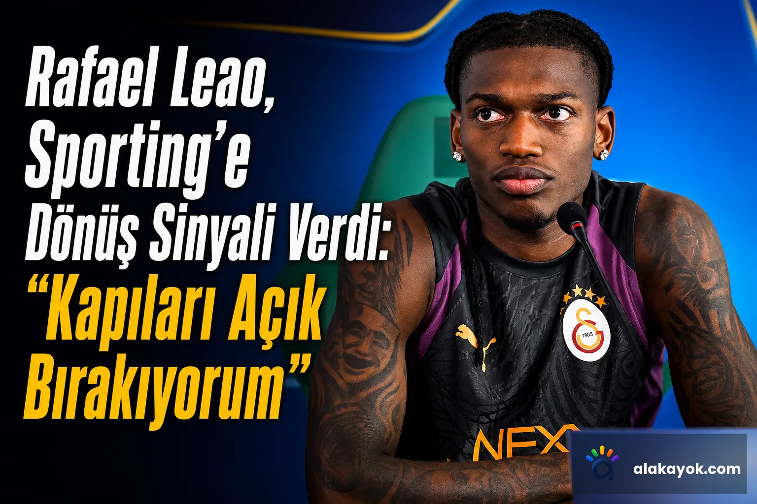 Rafael Leao, Sporting'e Dönüş Sinyali Verdi: "Kapıları Açık Bırakıyorum"