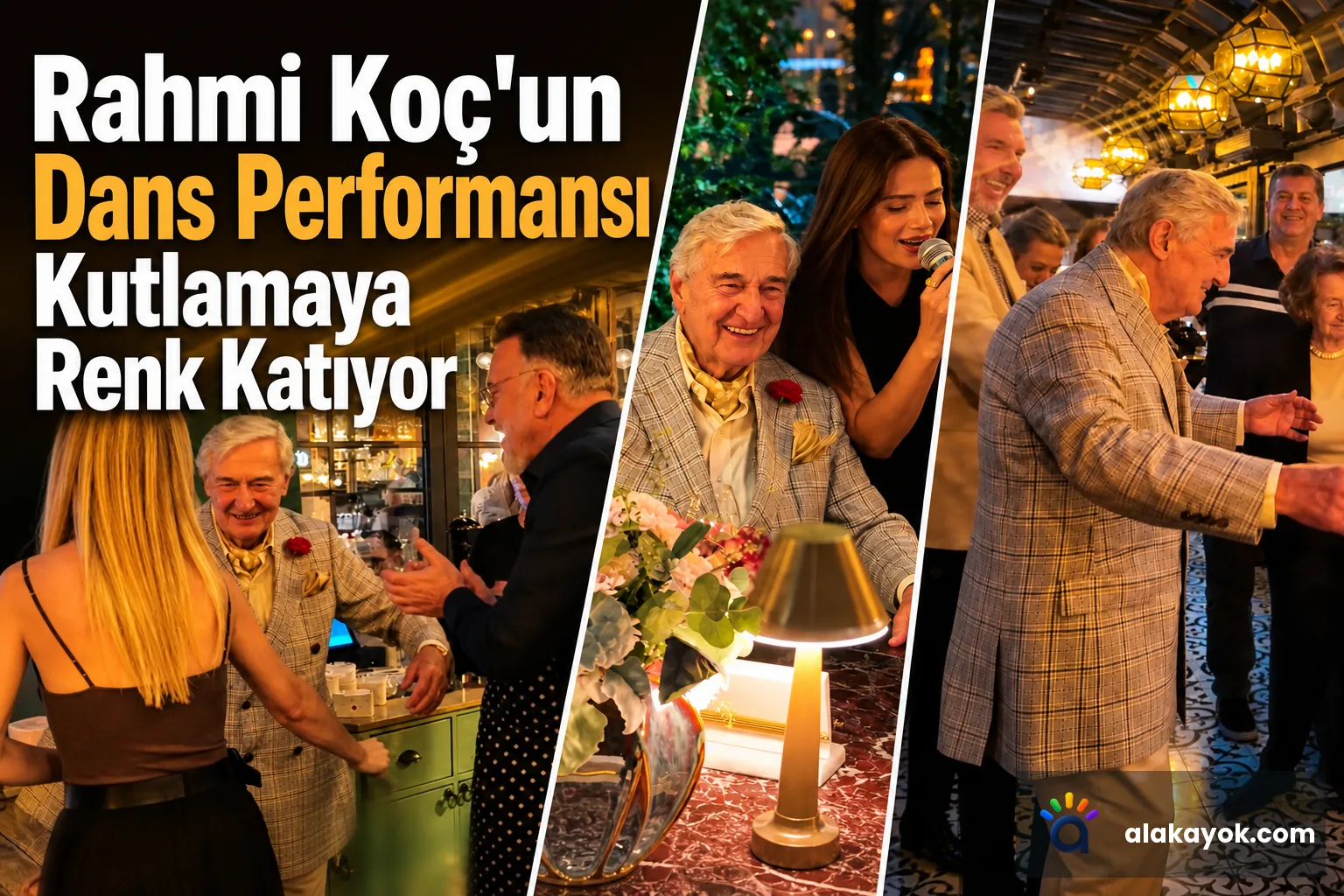Rahmi Koç'un Dans Performansı Kutlamaya Renk Katıyor