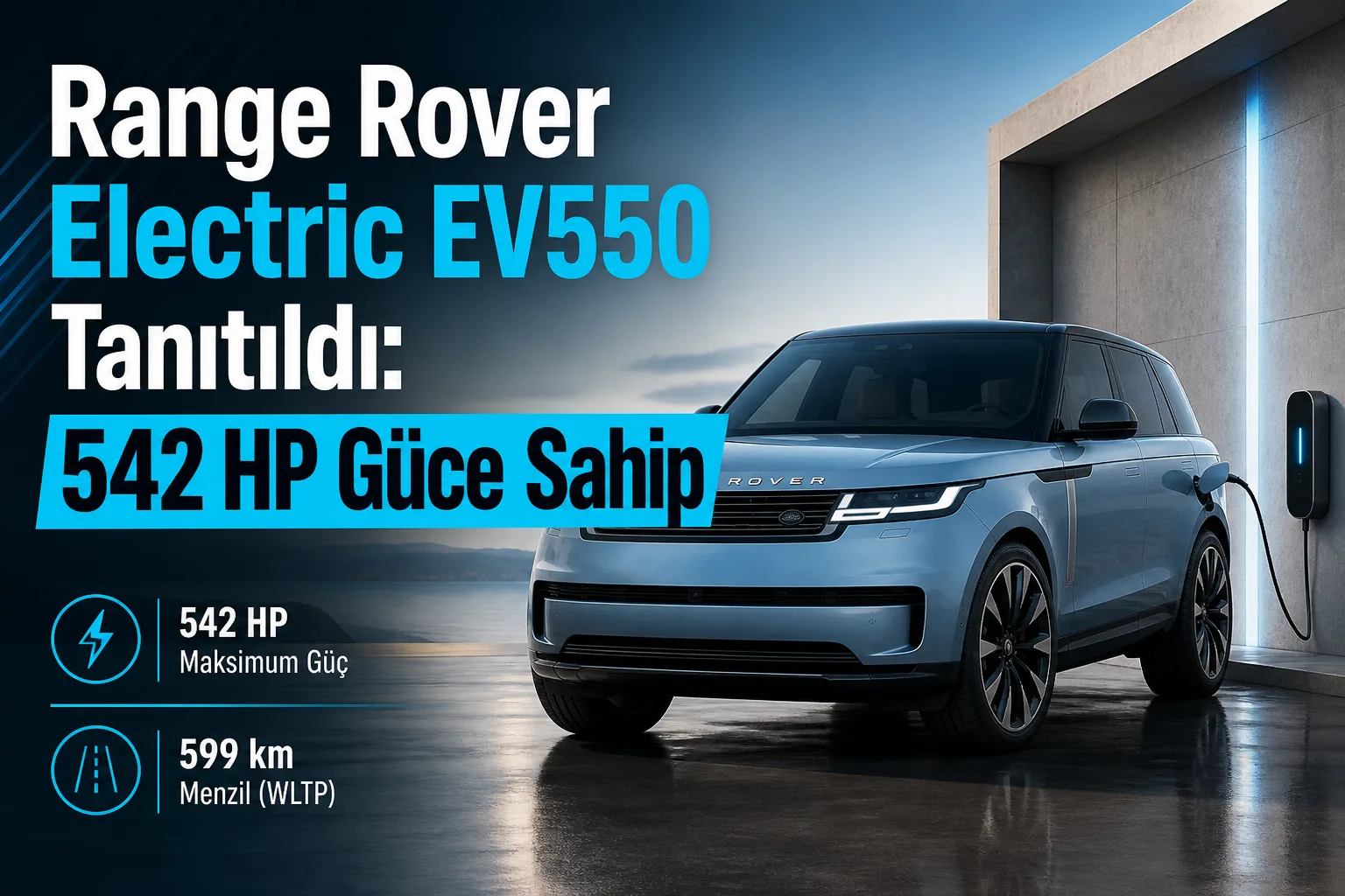 Range Rover Electric EV550 Tanıtıldı: 542 HP Güce Sahip