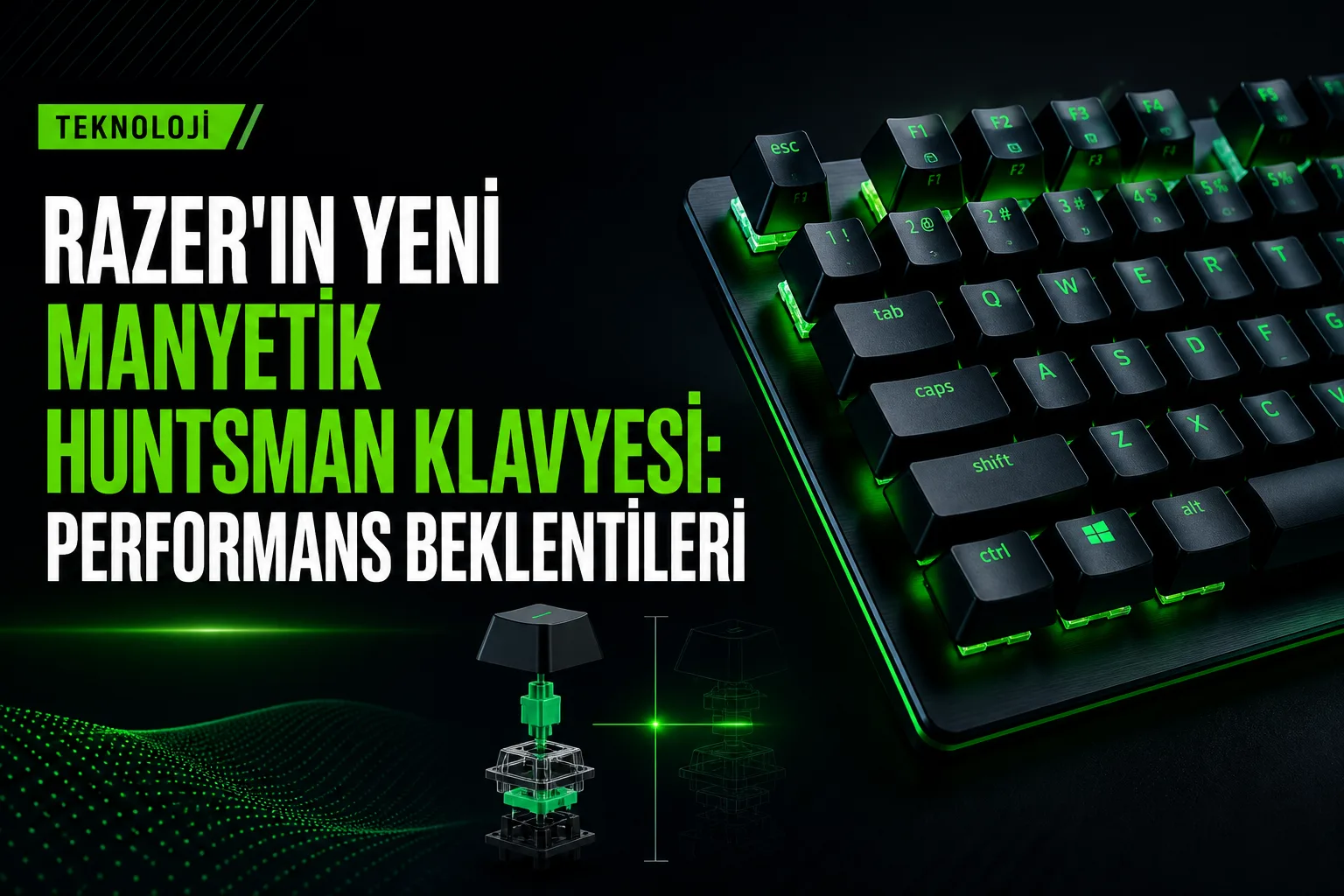 Razer'ın Yeni Manyetik Huntsman Klavyesi: Performans Beklentileri