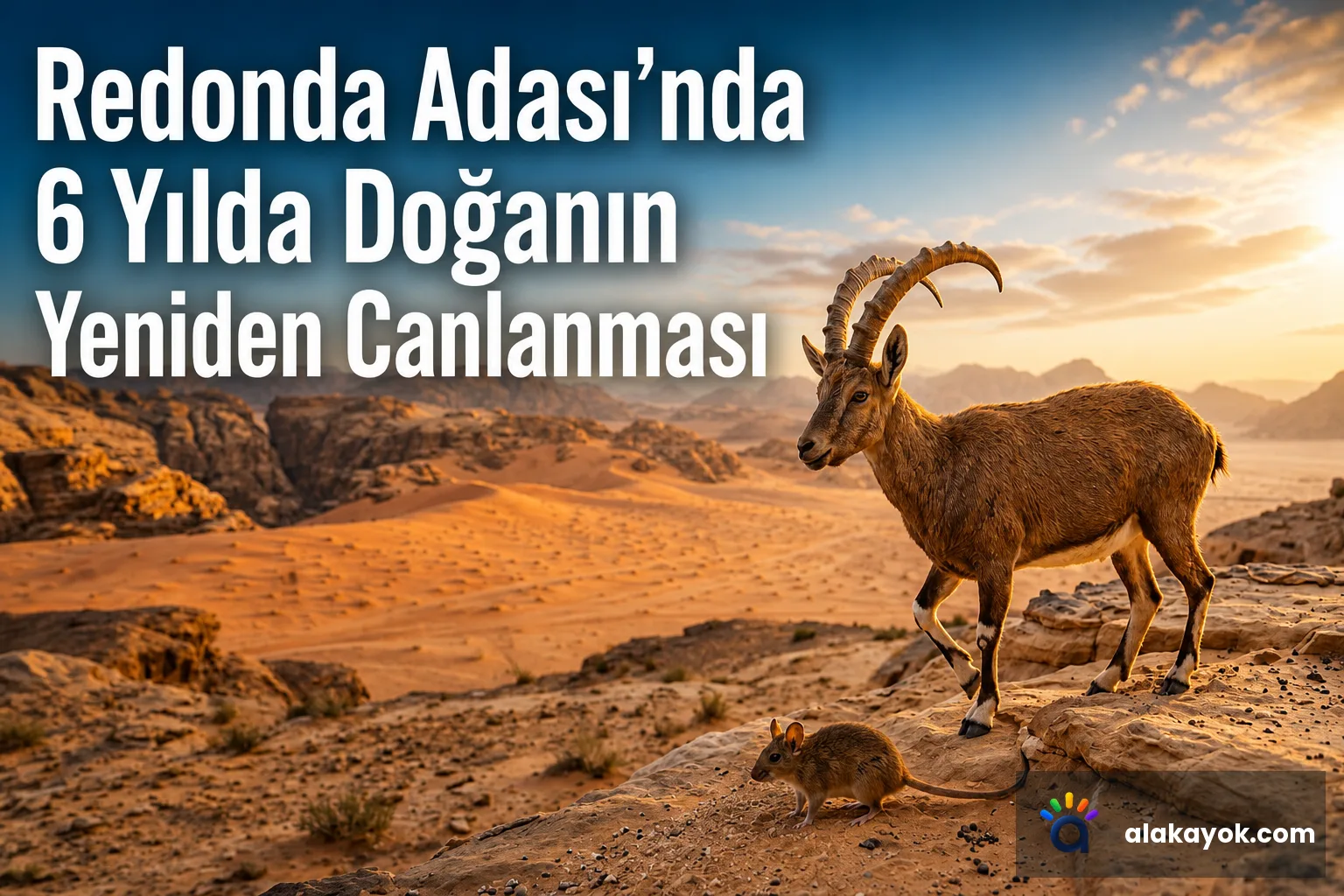 Redonda Adası'nda 6 Yılda Doğanın Yeniden Canlanması