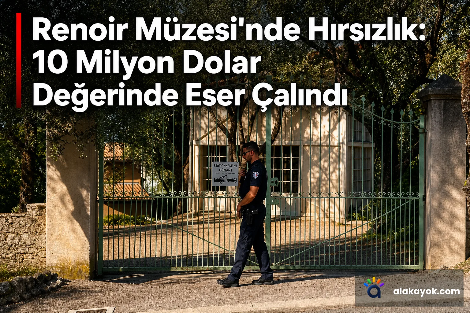 Renoir Müzesi'nde Hırsızlık: 10 Milyon Dolar Değerinde Eser Çalındı