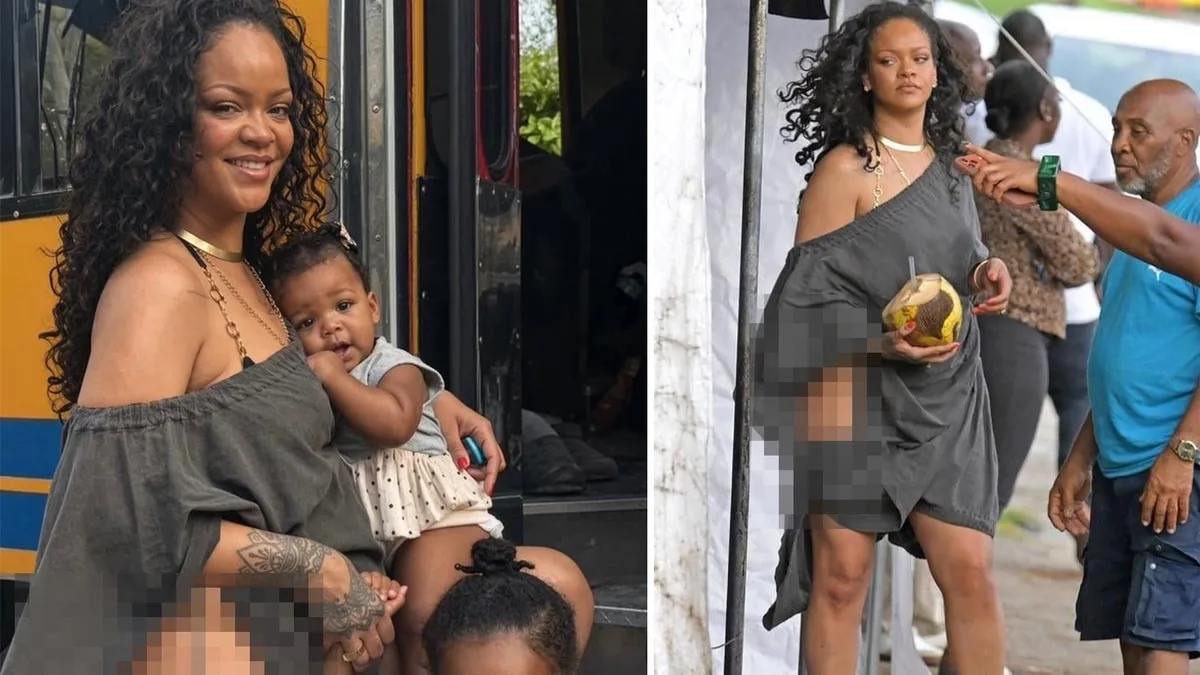 Rihanna'nın Cesur Pozları Dikkat Çekti