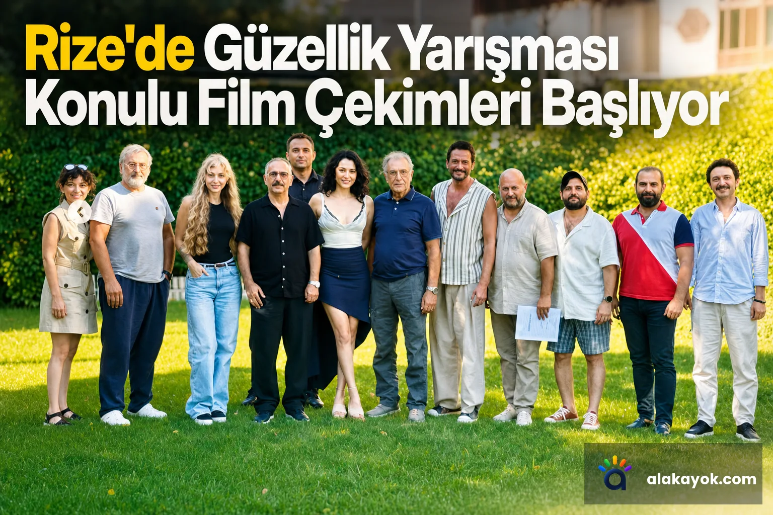 Rize'de Güzellik Yarışması Konulu Film Çekimleri Başlıyor