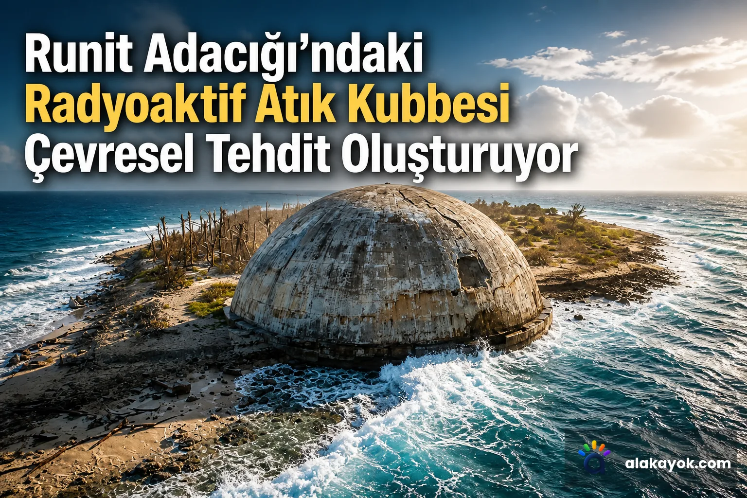 Runit Adacığı'ndaki Radyoaktif Atık Kubbesi Çevresel Tehdit Oluşturuyor