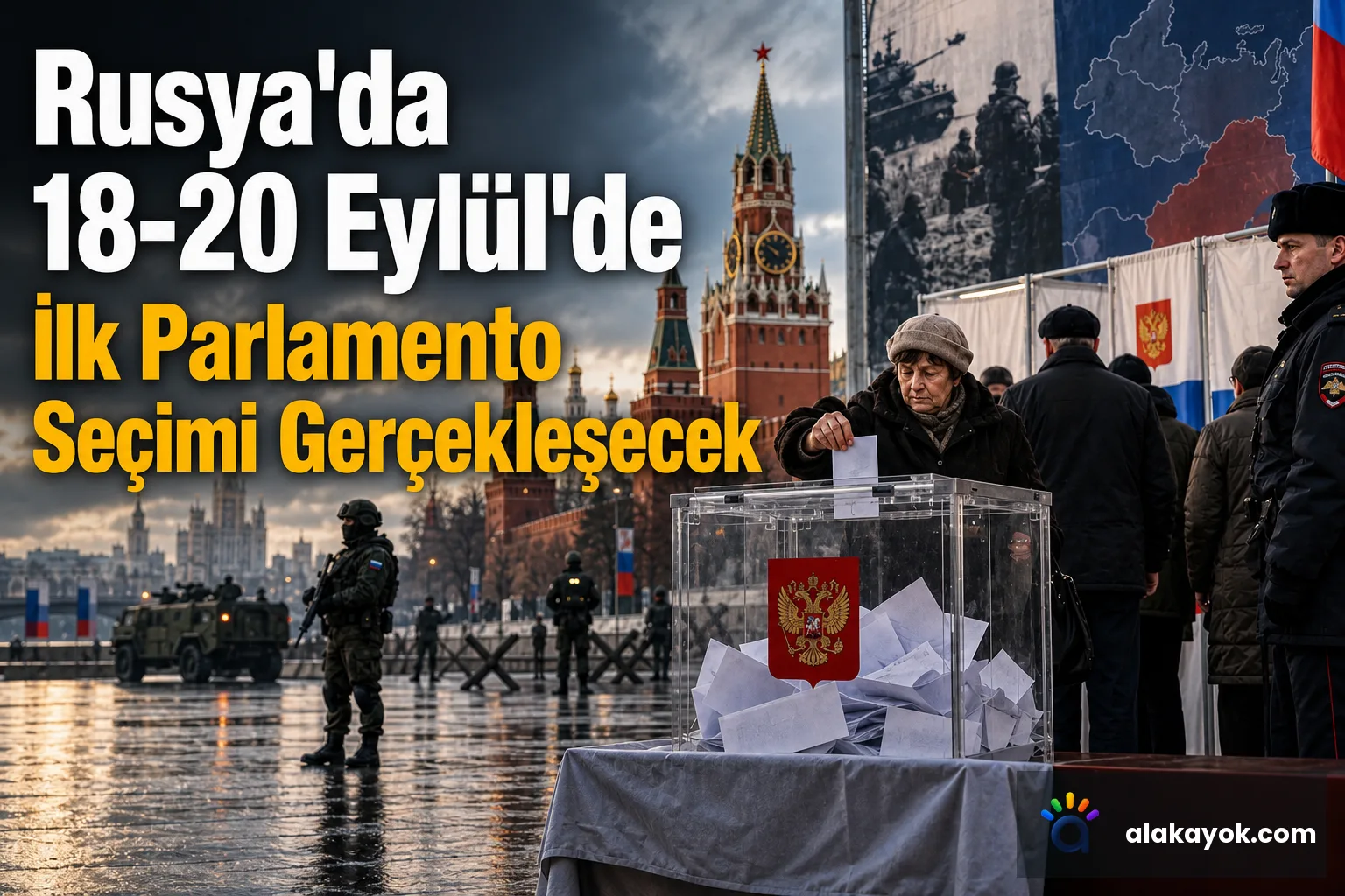Rusya'da 18-20 Eylül'de İlk Parlamento Seçimi Gerçekleşecek