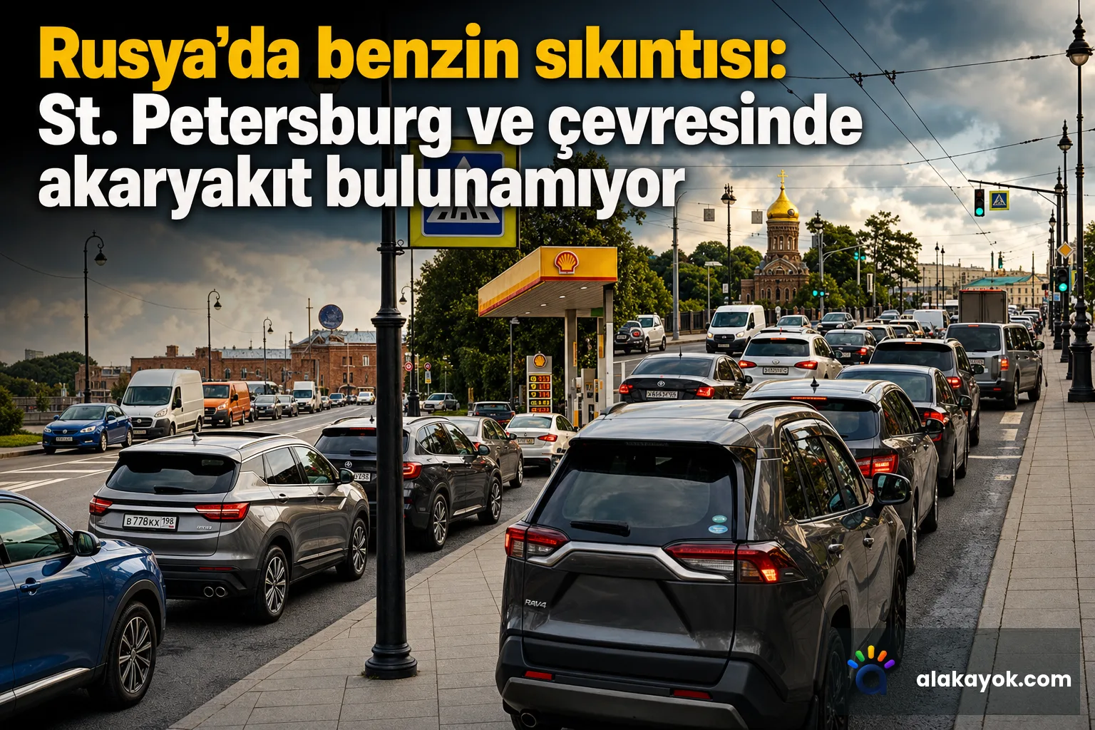 Rusya'da benzin sıkıntısı: St. Petersburg ve çevresinde akaryakıt bulunamıyor