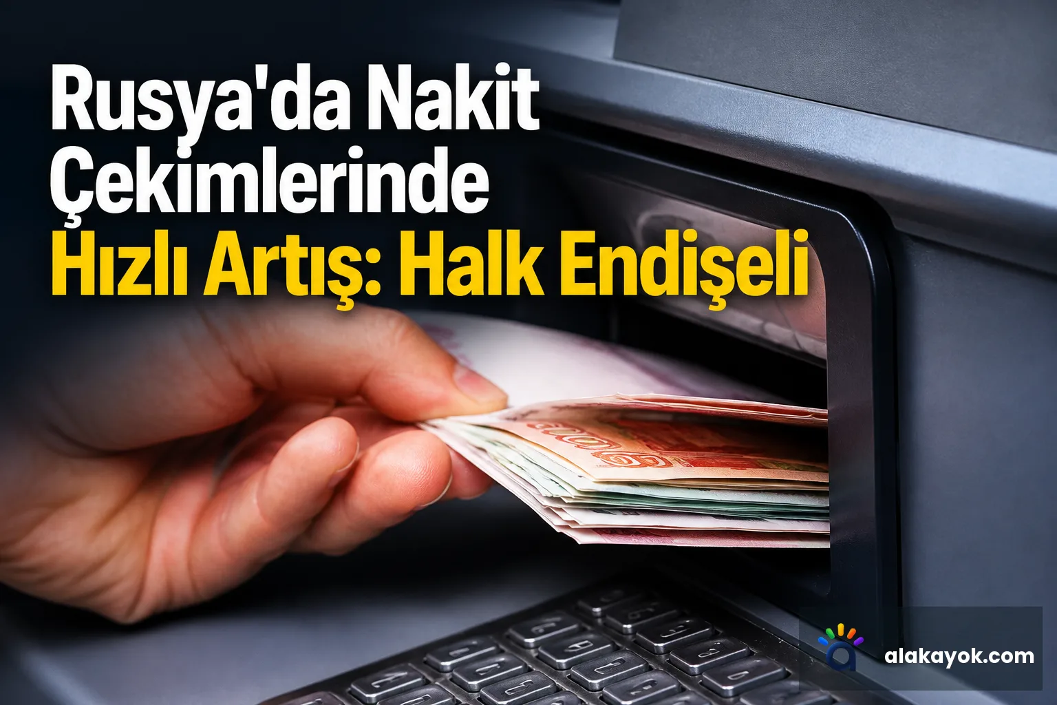 Rusya'da Nakit Çekimlerinde Hızlı Artış: Halk Endişeli