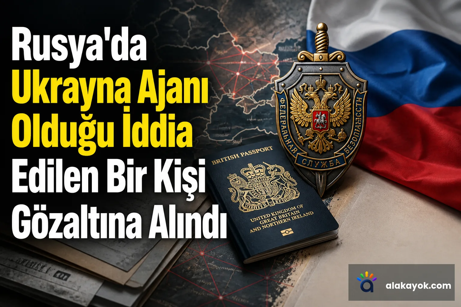 Rusya'da Ukrayna Ajanı Olduğu İddia Edilen Bir Kişi Gözaltına Alındı