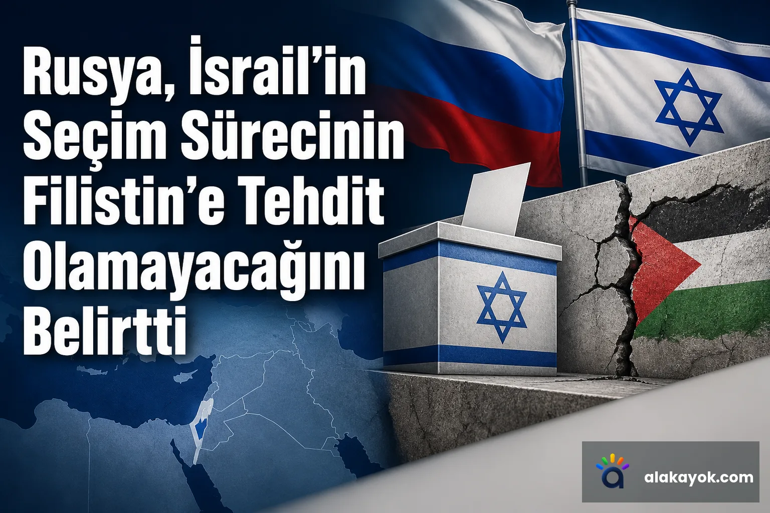 Rusya, İsrail'in Seçim Sürecinin Filistin'e Tehdit Olamayacağını Belirtti