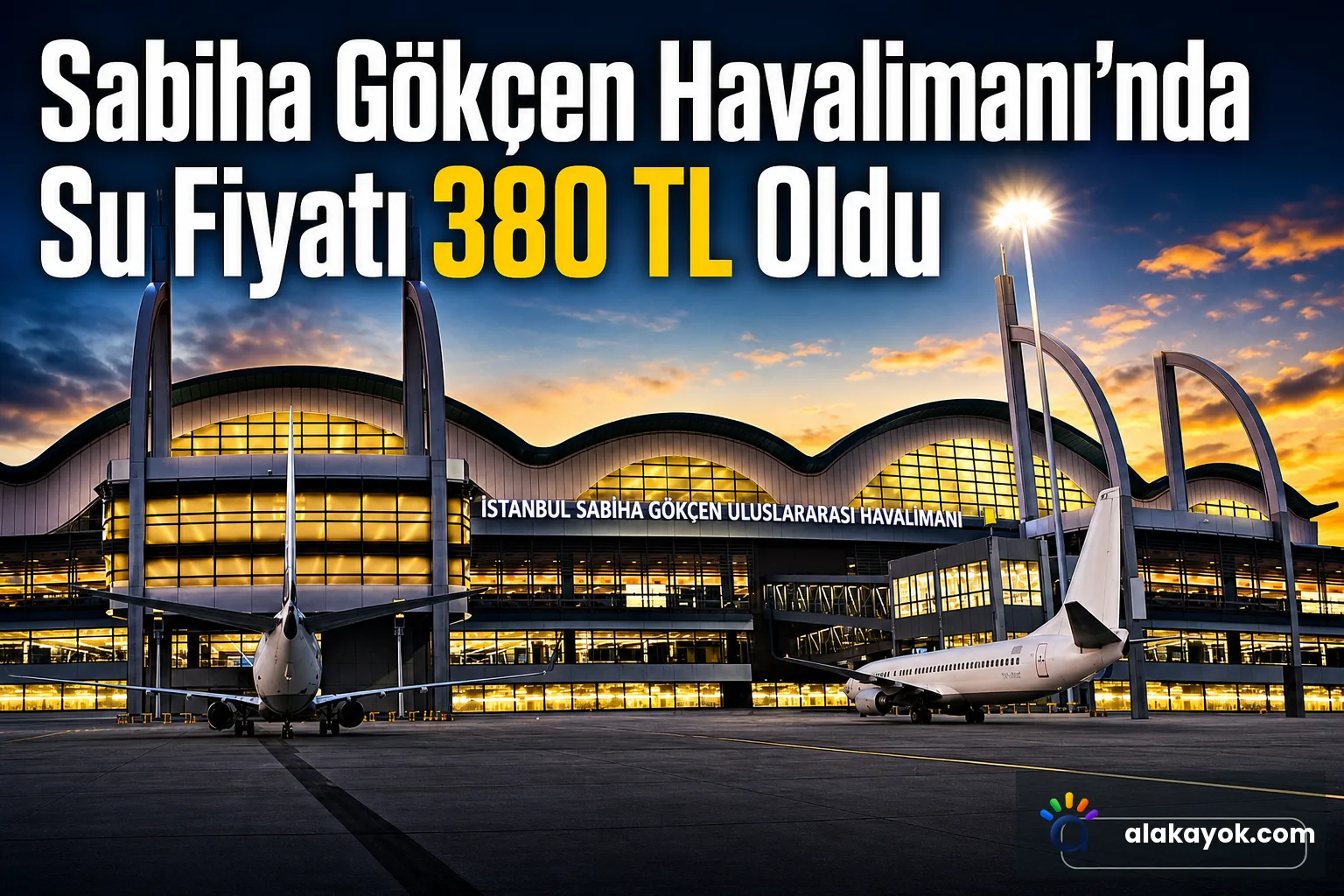 Sabiha Gökçen Havalimanı'nda Su Fiyatı 380 TL Oldu