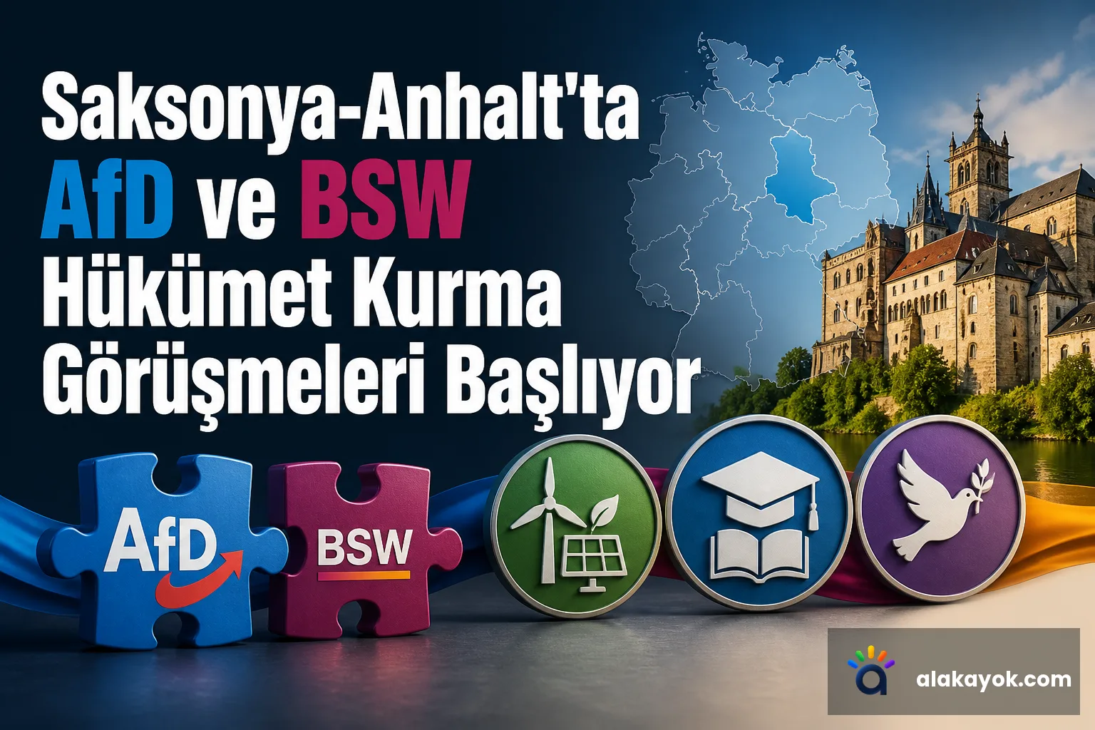 Saksonya-Anhalt'ta AfD ve BSW Hükümet Kurma Görüşmeleri Başlıyor