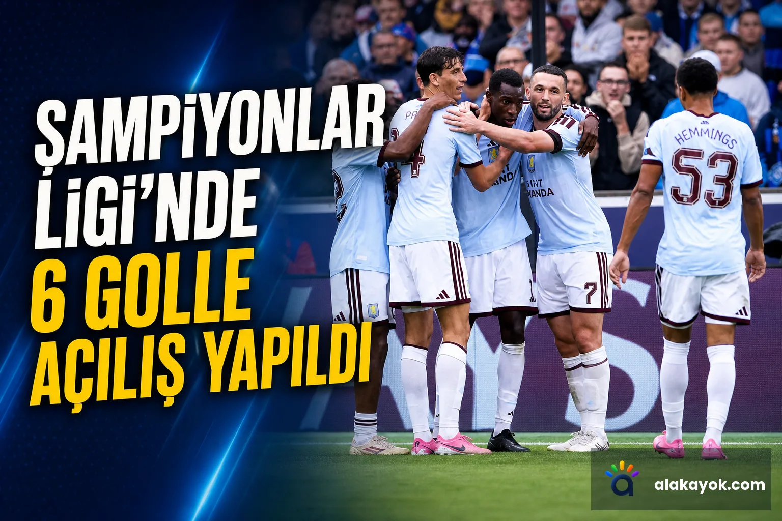 Şampiyonlar Ligi'nde 6 Golle Açılış Yapıldı