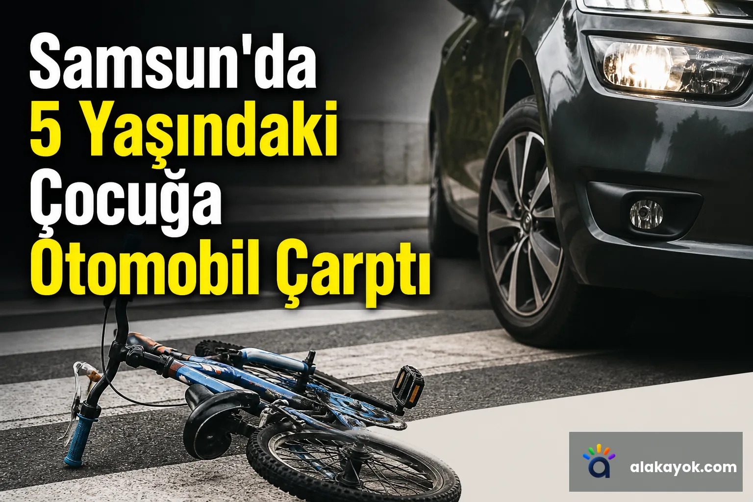 Samsun'da 5 Yaşındaki Çocuğa Otomobil Çarptı