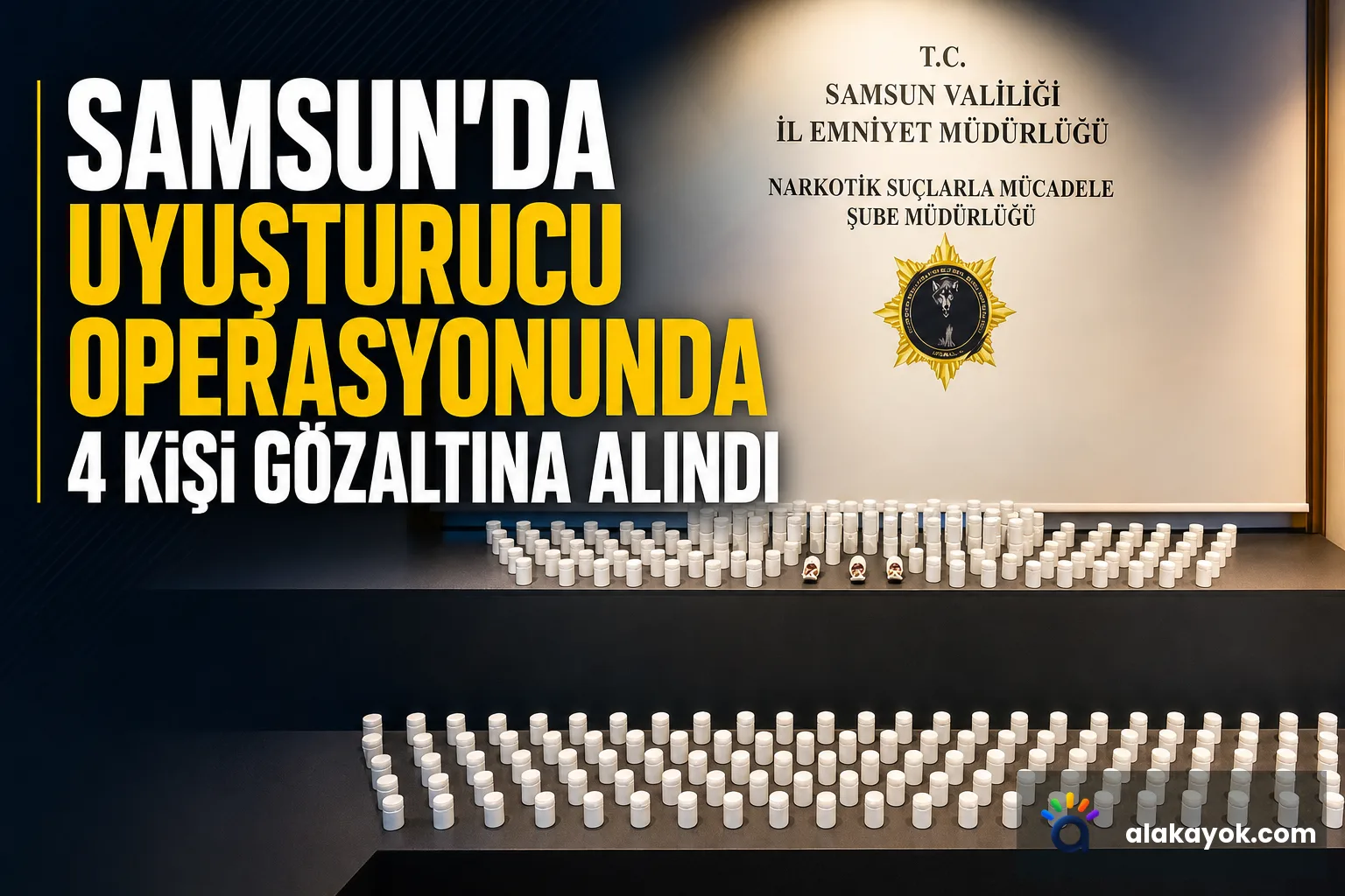 Samsun'da Uyuşturucu Operasyonunda 4 Kişi Gözaltına Alındı
