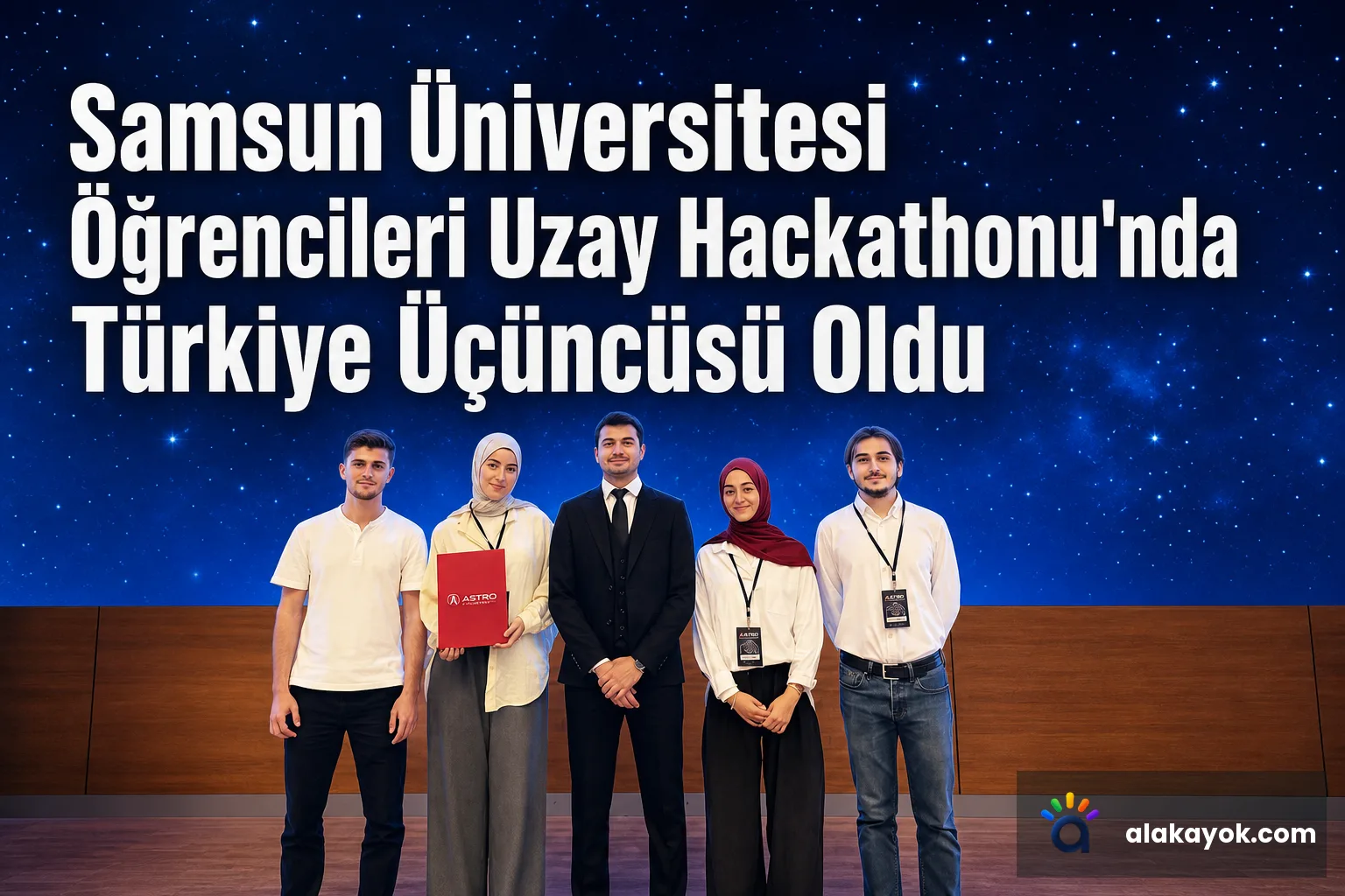 Samsun Üniversitesi Öğrencileri Uzay Hackathonu'nda Türkiye Üçüncüsü Oldu