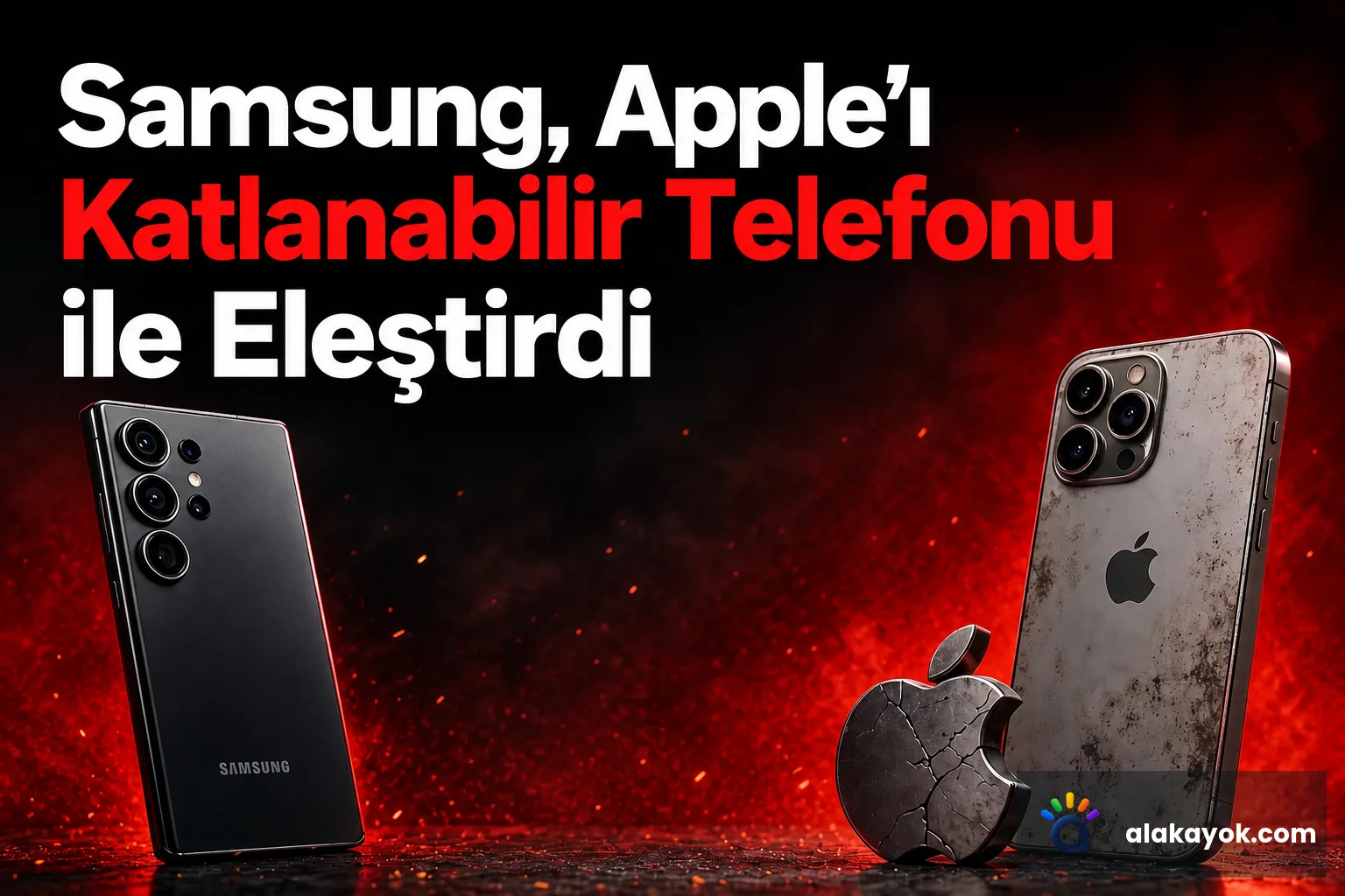Samsung, Apple'ı Katlanabilir Telefonu ile Eleştirdi