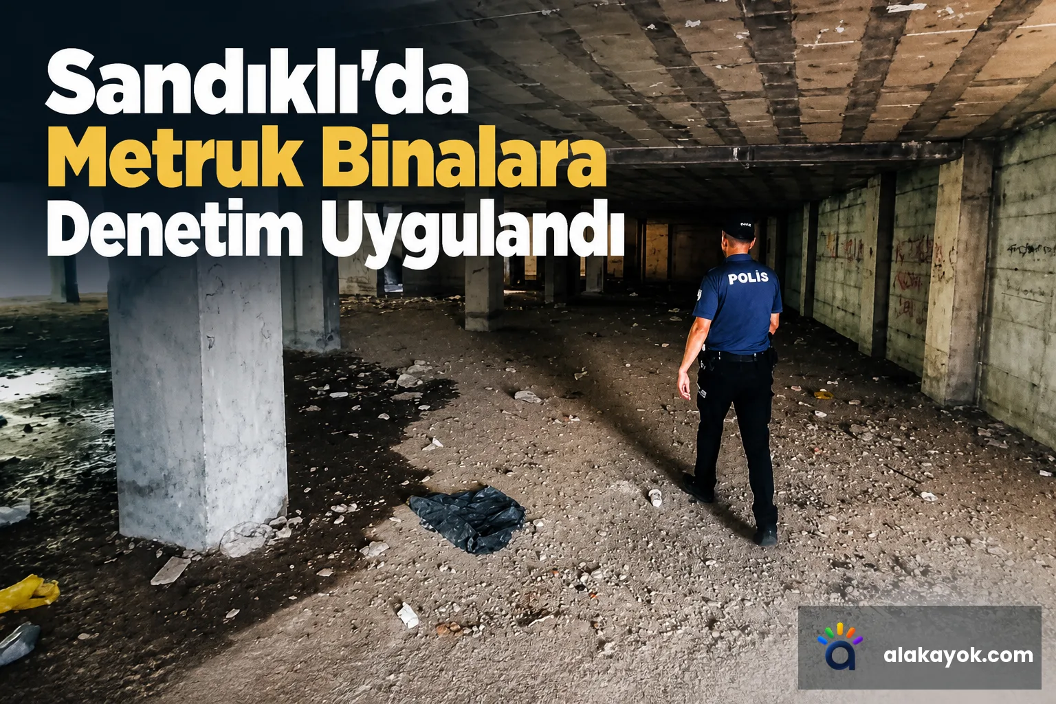 Sandıklı'da Metruk Binalara Denetim Uygulandı