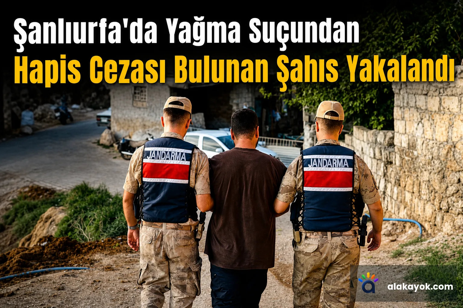 Şanlıurfa'da Yağma Suçundan Hapis Cezası Bulunan Şahıs Yakalandı