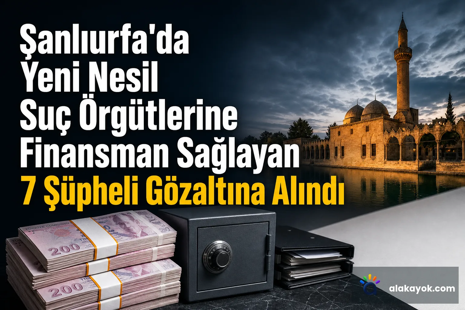 Şanlıurfa'da Yeni Nesil Suç Örgütlerine Finansman Sağlayan 7 Şüpheli Gözaltına Alındı