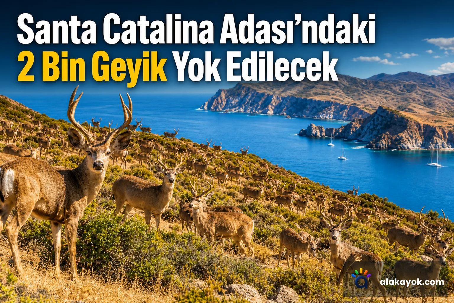 Santa Catalina Adası'ndaki 2 Bin Geyik Yok Edilecek