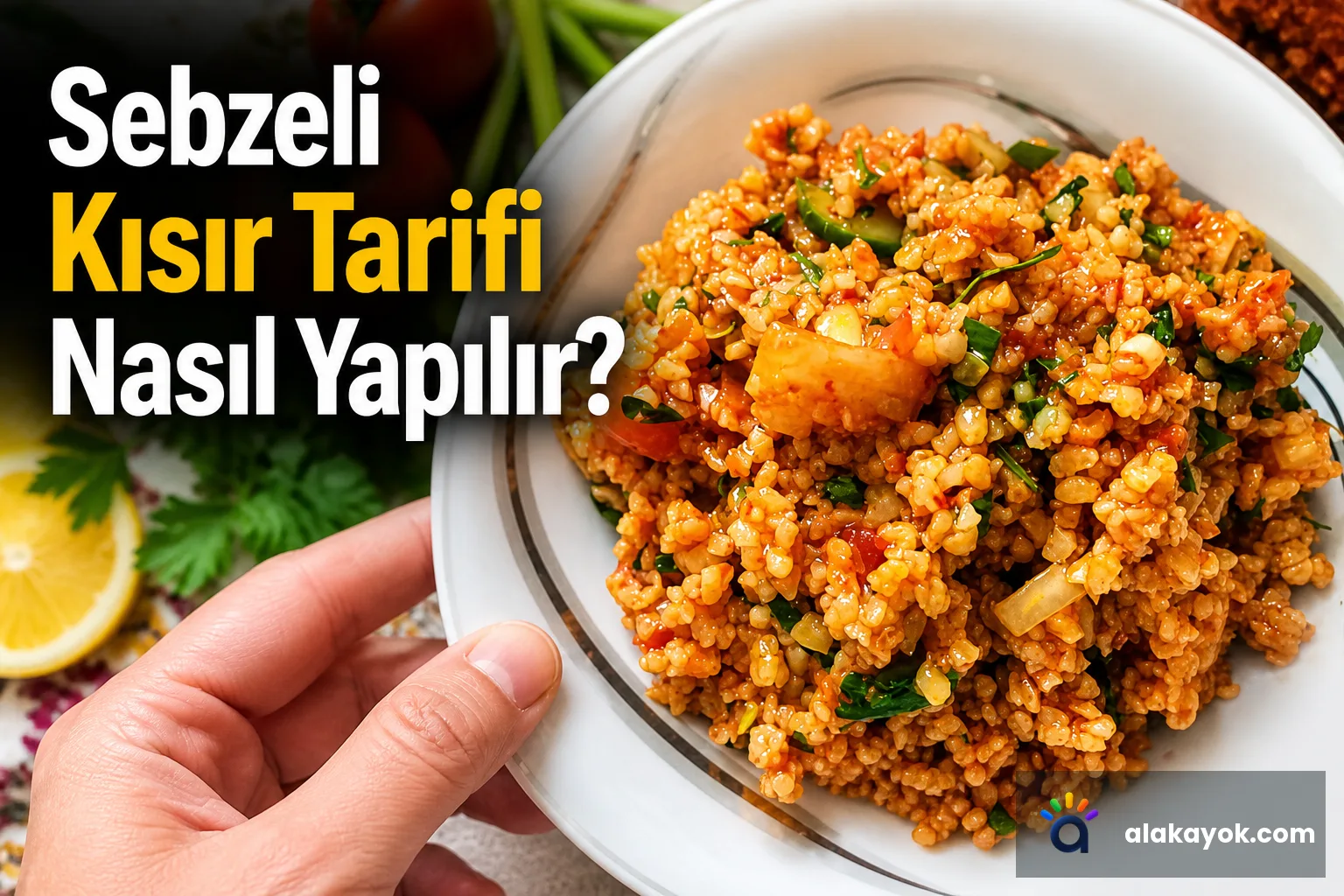 Sebzeli Kısır Tarifi Nasıl Yapılır?