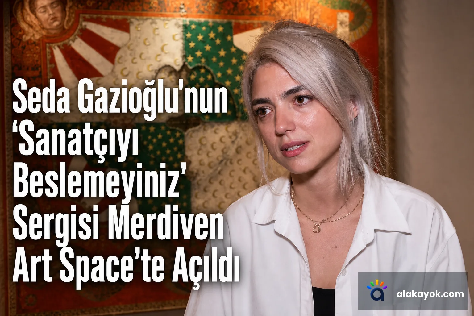 Seda Gazioğlu'nun ‘Sanatçıyı Beslemeyiniz’ Sergisi Merdiven Art Space'te Açıldı