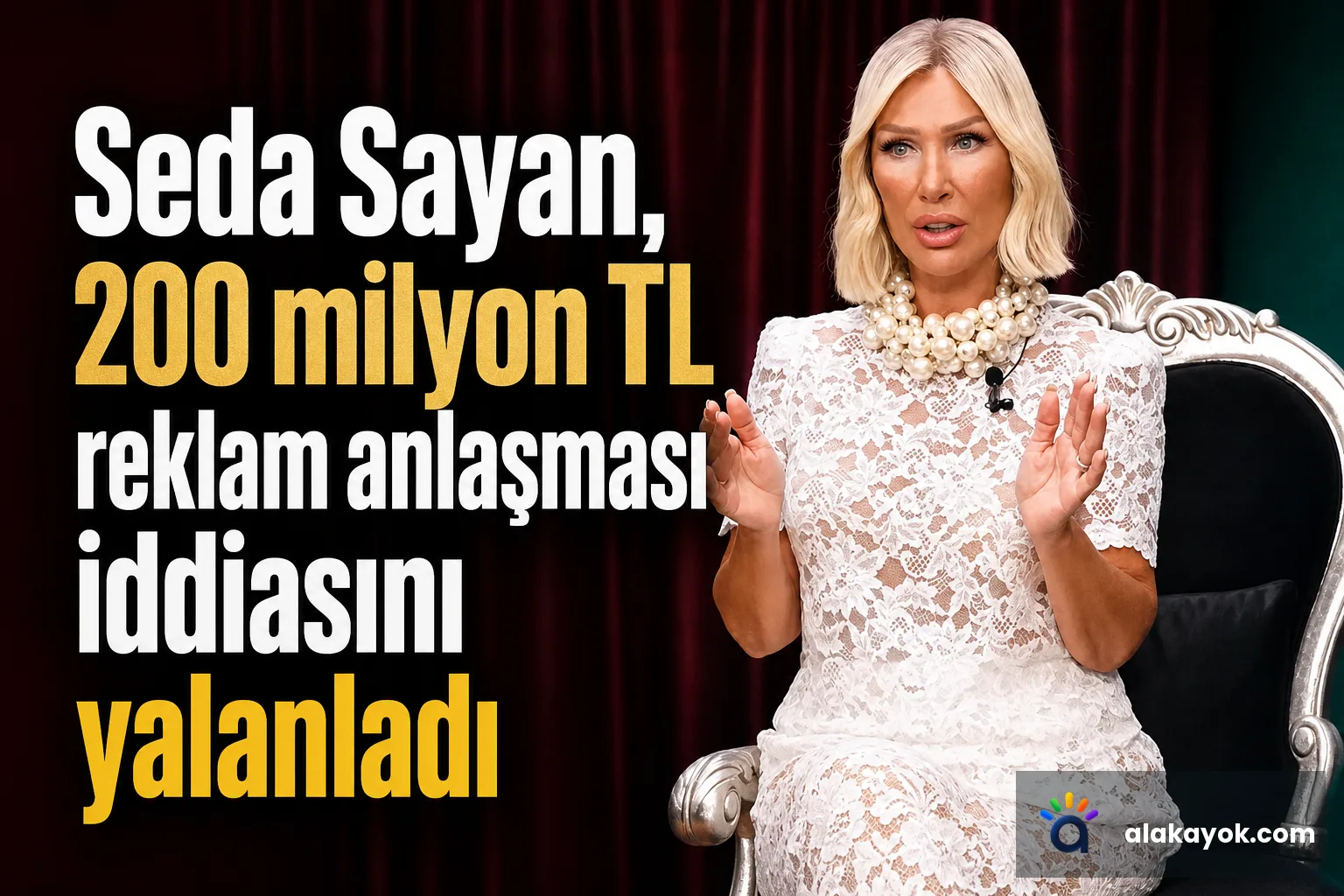 Seda Sayan, 200 milyon TL reklam anlaşması iddiasını yalanladı