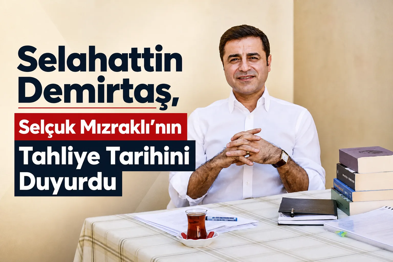 Selahattin Demirtaş, Selçuk Mızraklı'nın Tahliye Tarihini Duyurdu