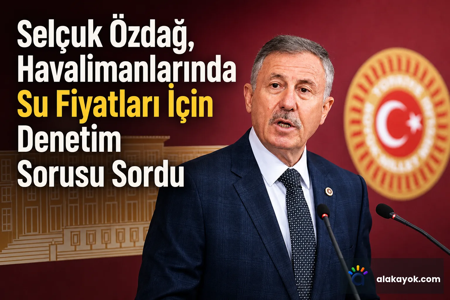 Selçuk Özdağ, Havalimanlarında Su Fiyatları İçin Denetim Sorusu Sordu