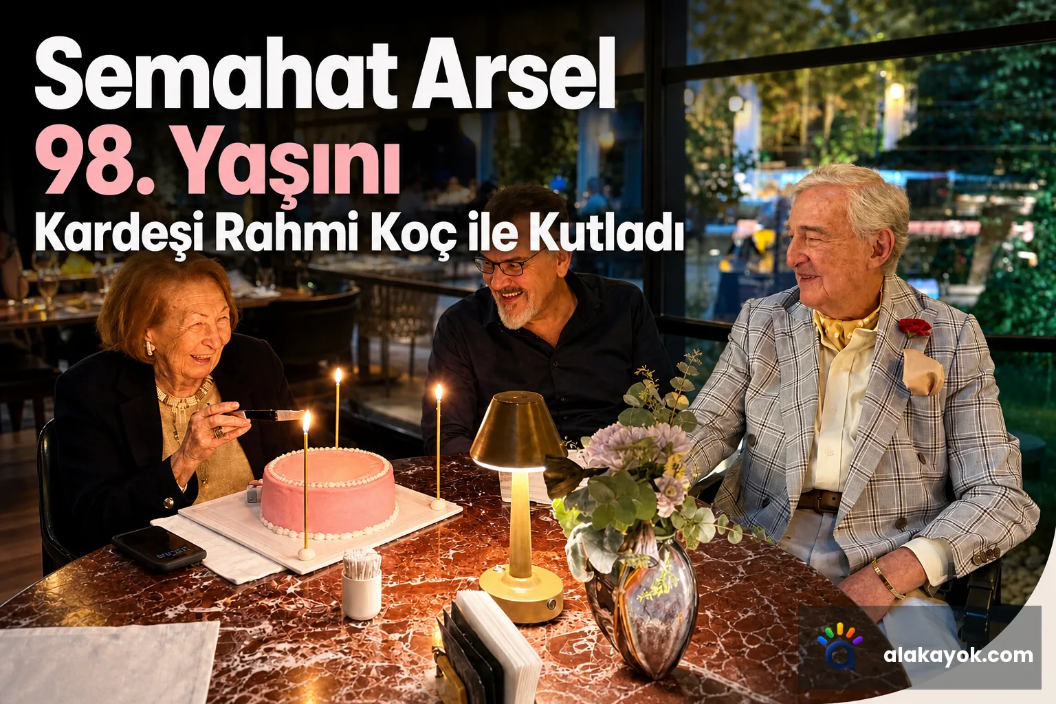 Semahat Arsel 98. Yaşını Kardeşi Rahmi Koç ile Kutladı