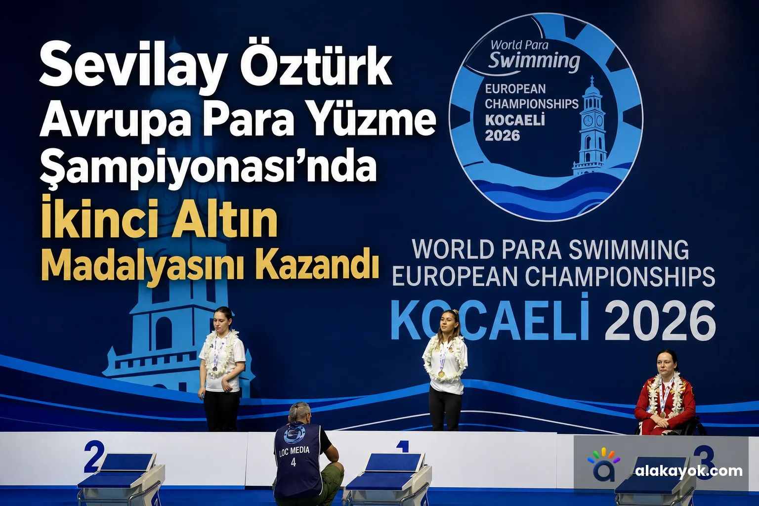 Sevilay Öztürk Avrupa Para Yüzme Şampiyonası'nda İkinci Altın Madalyasını Kazandı