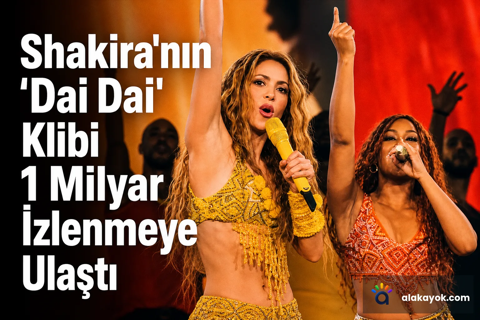 Shakira'nın 'Dai Dai' Klibi 1 Milyar İzlenmeye Ulaştı