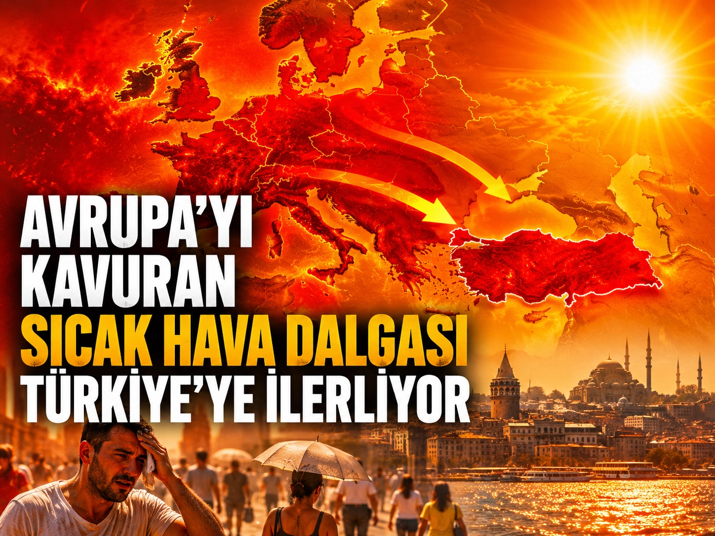 Sıcak Hava Dalgası Türkiye'ye Ulaşıyor