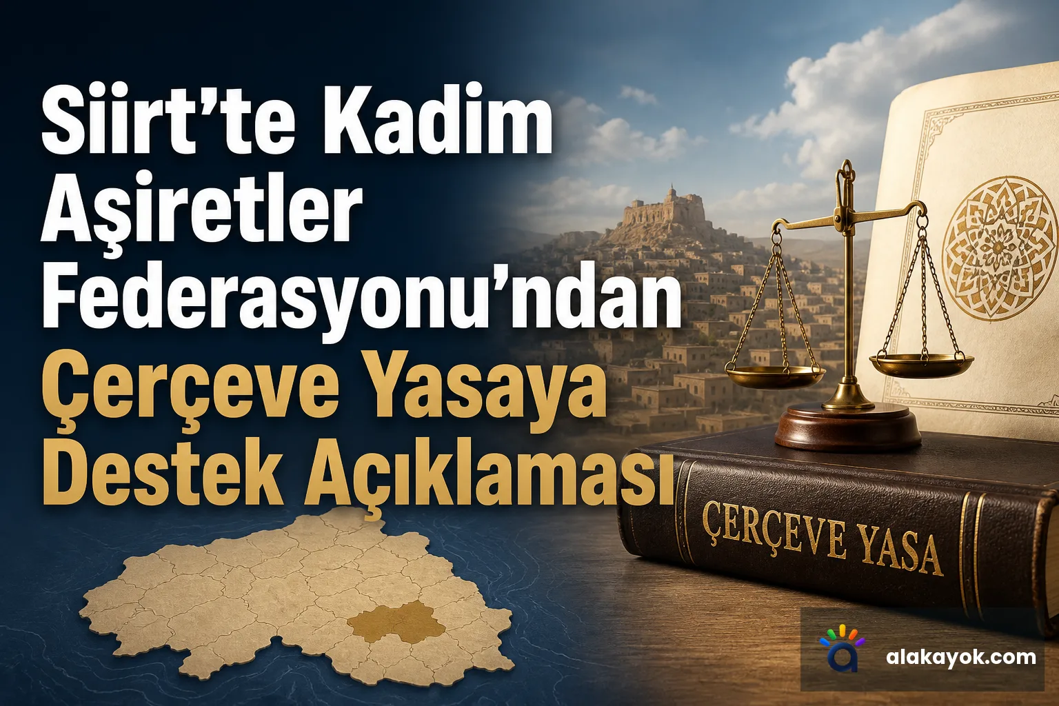Siirt'te Kadim Aşiretler Federasyonu'ndan Çerçeve Yasaya Destek Açıklaması