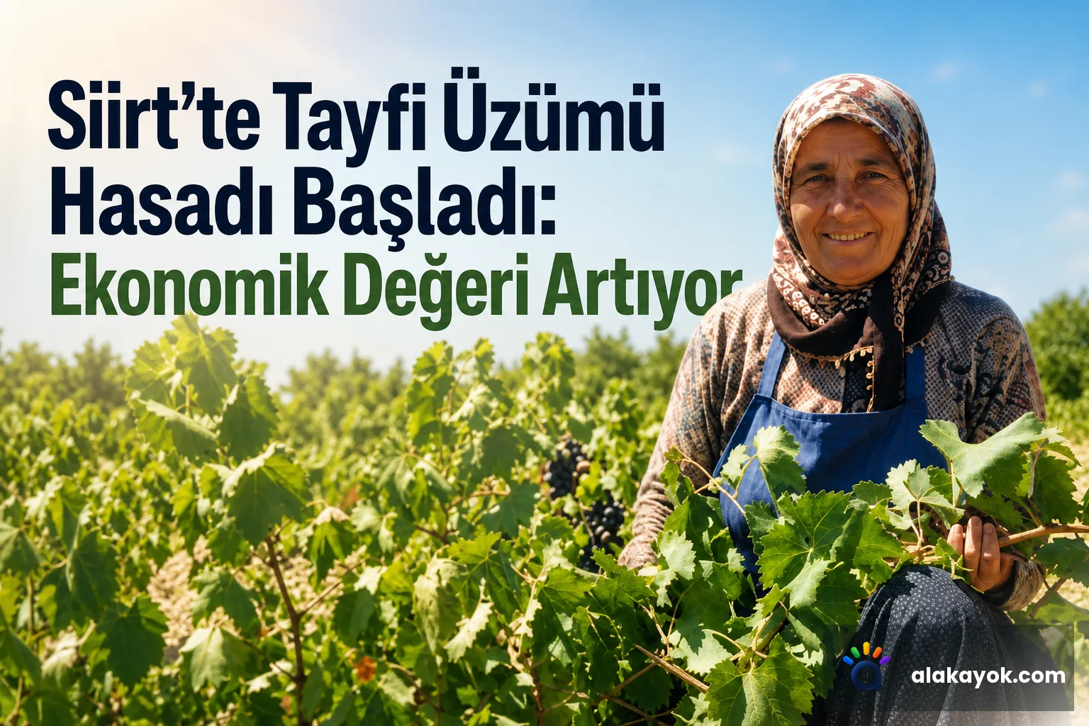Siirt'te Tayfi Üzümü Hasadı Başladı: Ekonomik Değeri Artıyor