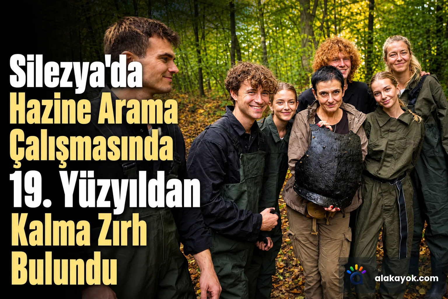 Silezya'da Hazine Arama Çalışmasında 19. Yüzyıldan Kalma Zırh Bulundu